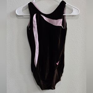 Brown and Pink Gymnastics Leotard